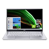 Acer Swift X SFX14-41G-R1S6 크리에이터 노트북 | 14' 풀 HD 100% sRGB | AMD 라이젠 7 5800U | NVIDIA RTX 3050Ti 노트북 GPU | 16GB LPDDR4X | 512GB SSD | 와이파이 6 | 백라이트 KB | 아마존 알렉사 | 윈도우 10 홈