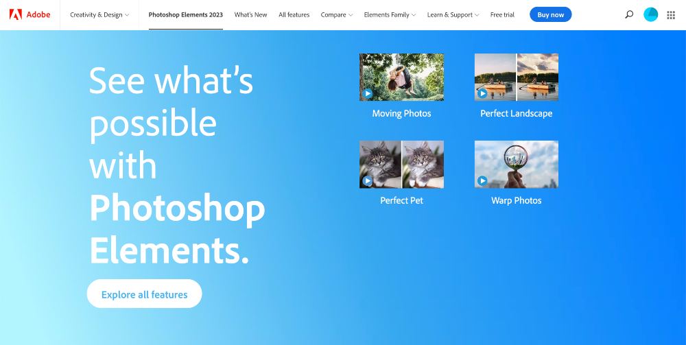 Photoshop Elements の写真編集