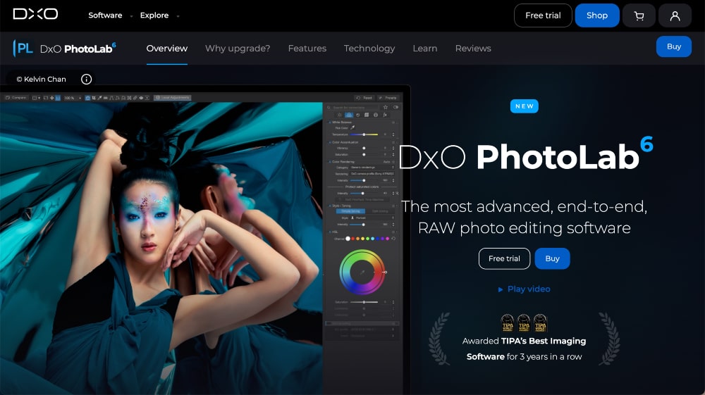 DXO PhotoLab 6 画像編集ソフトウェア