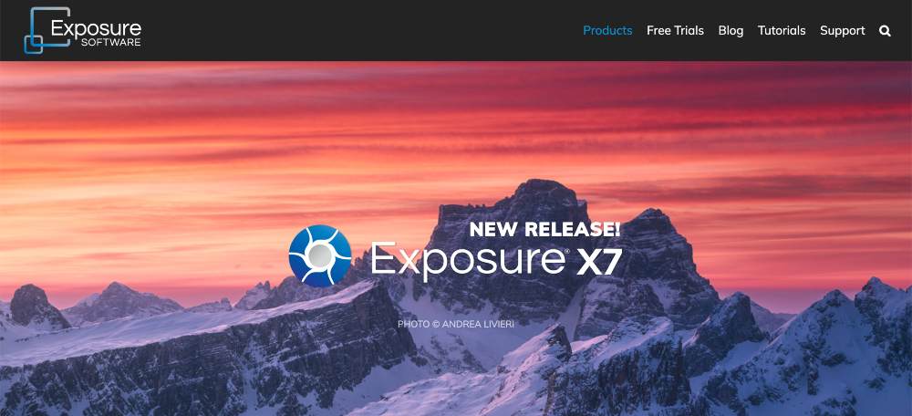 Exposure X7 写真編集ソフトウェア