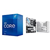 Processore desktop Intel Core i7-11700F 8 core fino a 4,9 GHz LGA1200 e ROG Strix Z590-A Gaming WiFi 6 LGA 1200 (Intel 11a/10a generazione) Scheda madre ATX White Scheme Gaming