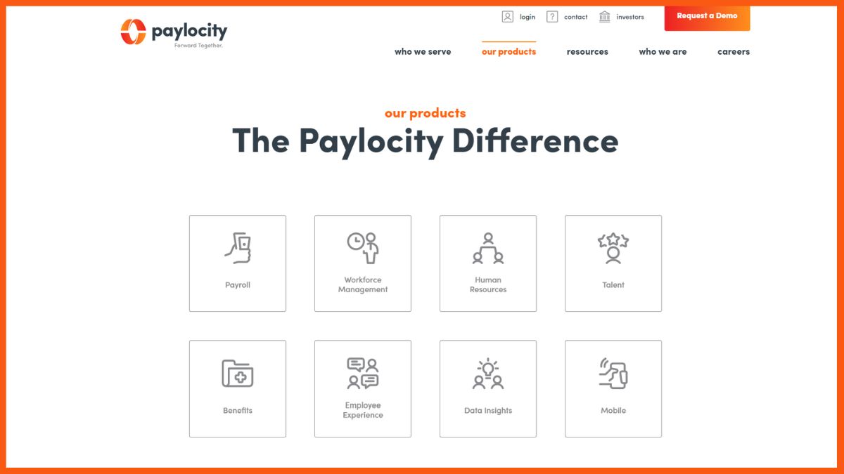 Ferramentas Paylocity- HRMS no mercado para gestão de recursos humanos