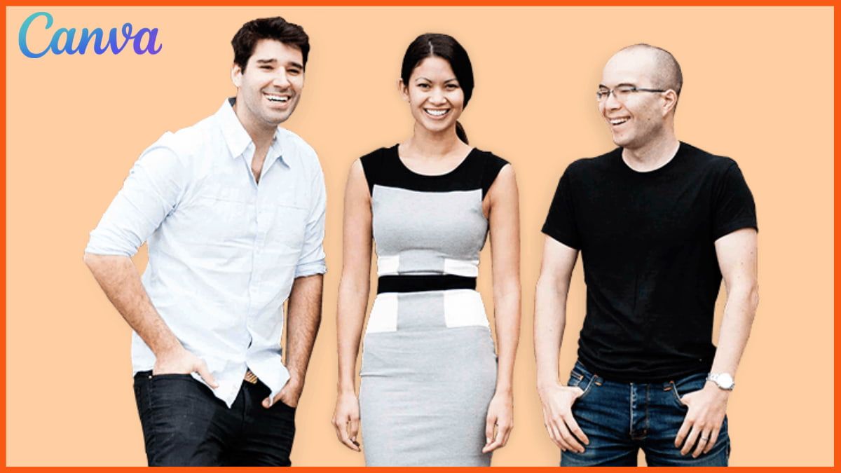 Canva の創設者 |クリフ・オブレヒト、メラニー・パーキンス、キャメロン・アダムス