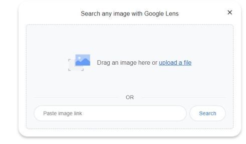 Google逆画像検索用のコンピューターでの逆画像検索