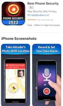 Installa l'app Best Phone Security se qualcuno tenta di sbloccare l'iPhone.