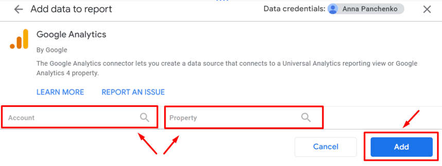 Google Analytics 4 terhubung ke Looker Studio