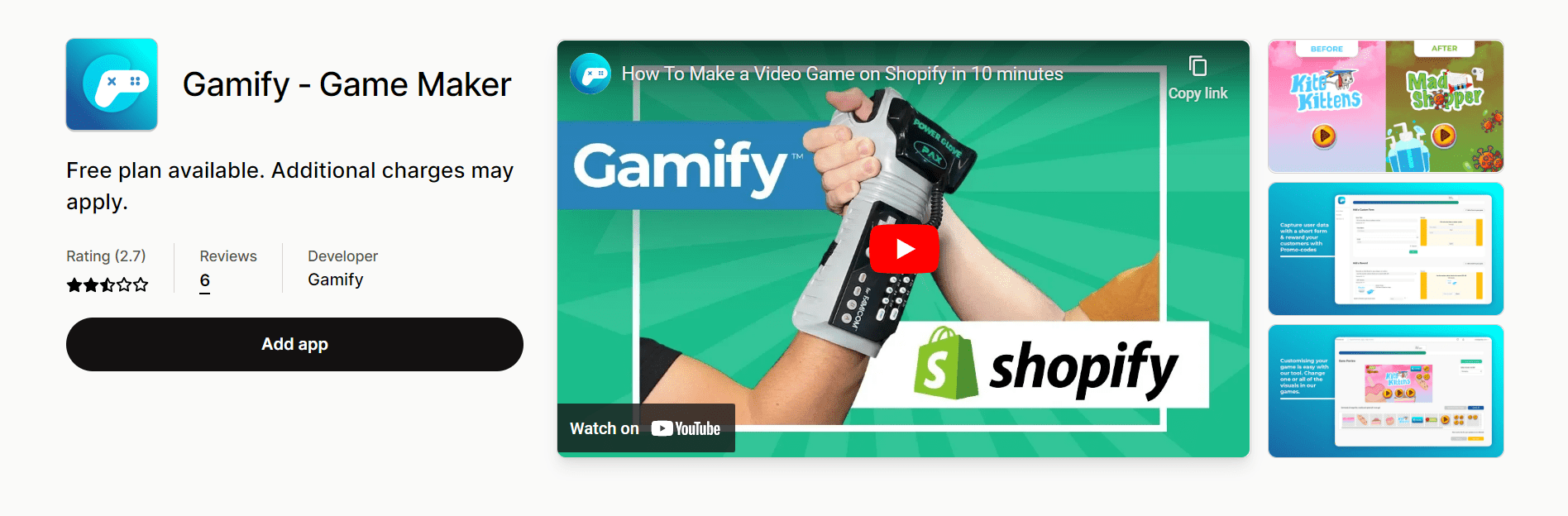 Gamify-App Shopify