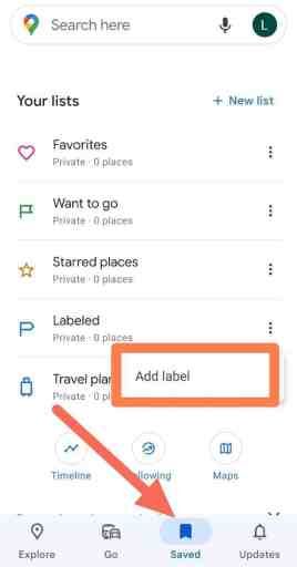 klik tombol Buat peta untuk membuat label publik di peta google