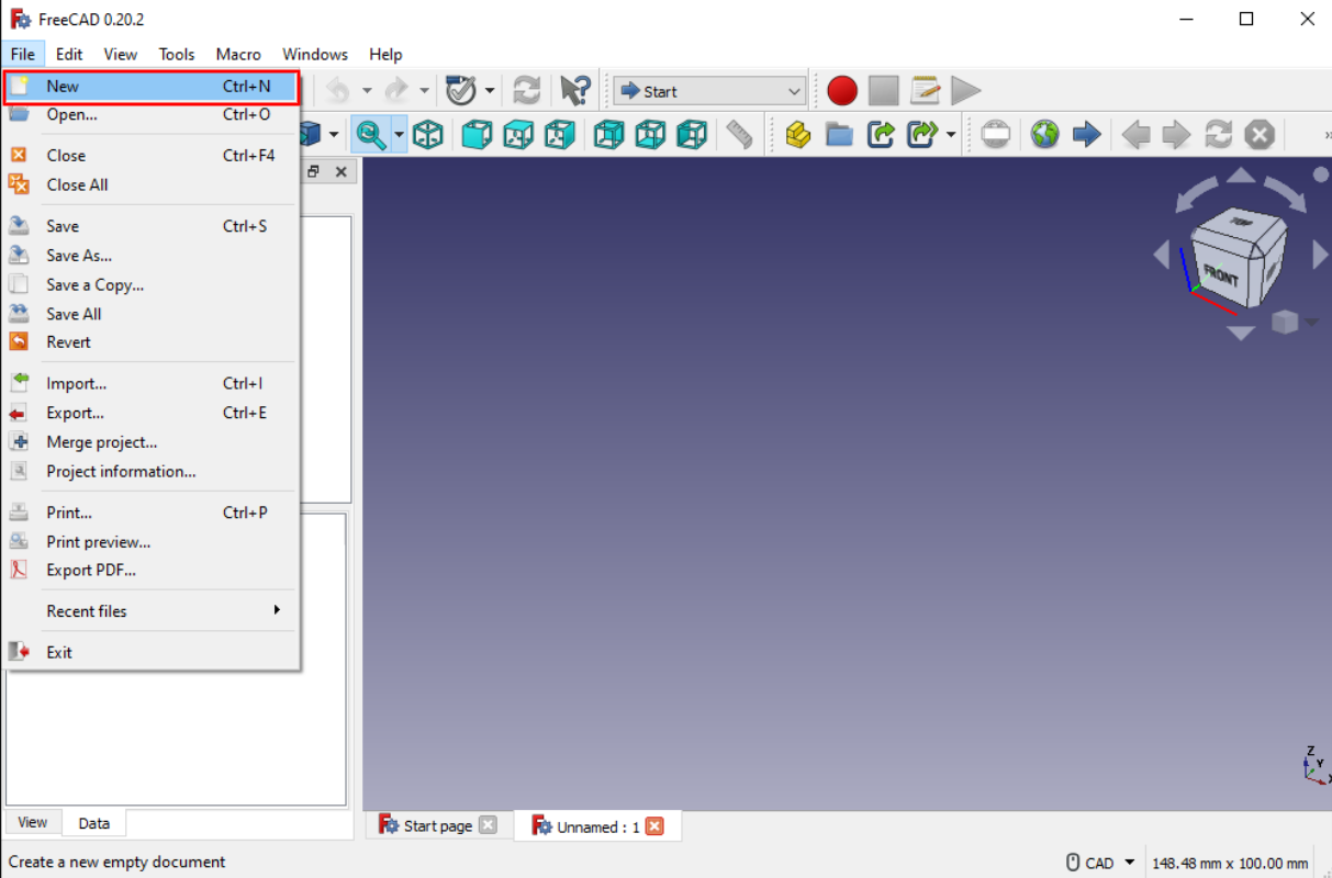 FreecCAD-導入-STL