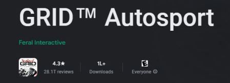 Android için En İyi Oyunlar için GRID Autosport oynayın