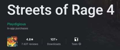 Android için En İyi Oyunlar için Streets Of Rage 4 Oynayın