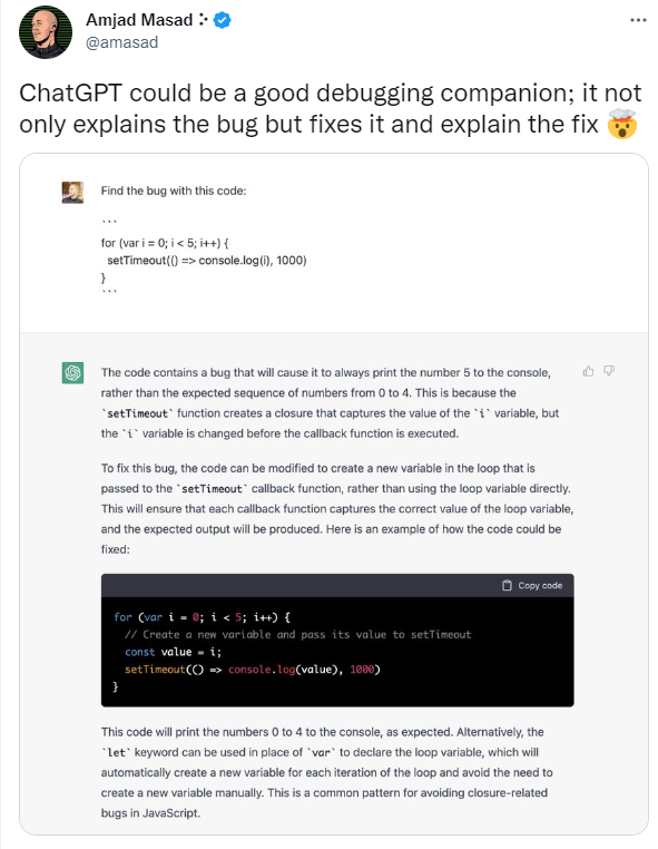 Exemples ChatGPT en Python - 50 meilleurs exemples ChatGPT