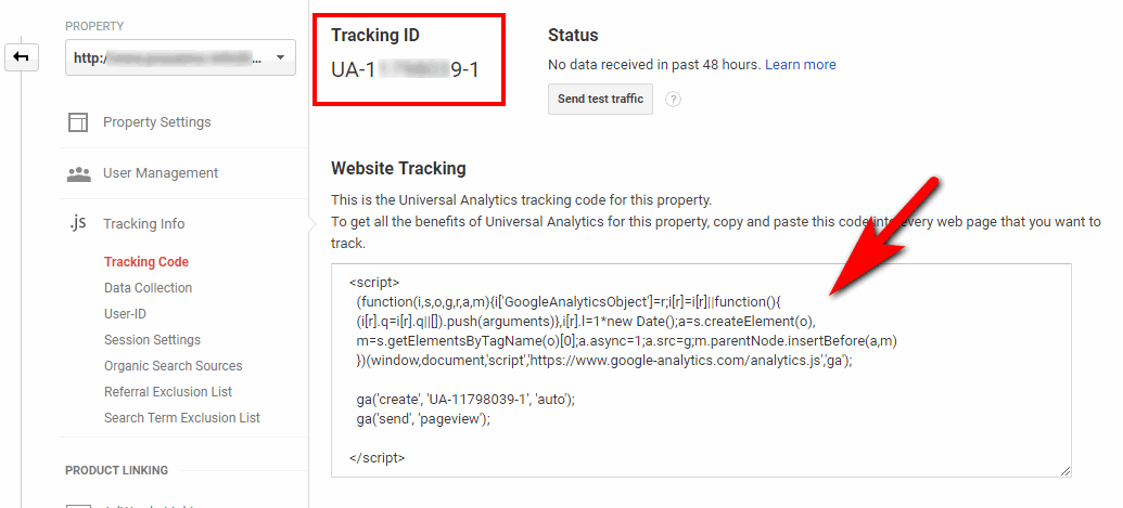 如何將谷歌分析添加到 WordPress? 5個 Google analytics tracking ID and Javascript