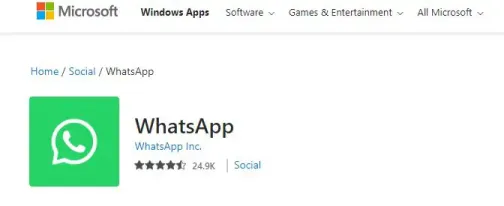 Aktualisieren Sie WhatsApp auf die neueste Version, wenn die WhatsApp-Desktop-App nicht geöffnet wird
