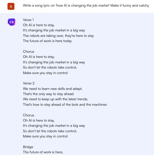 Letras de música de Chatsonic - gana dinero usando ChatGPT