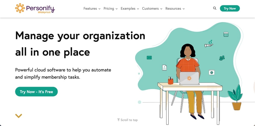 เว็บไซต์ Wild Apricot