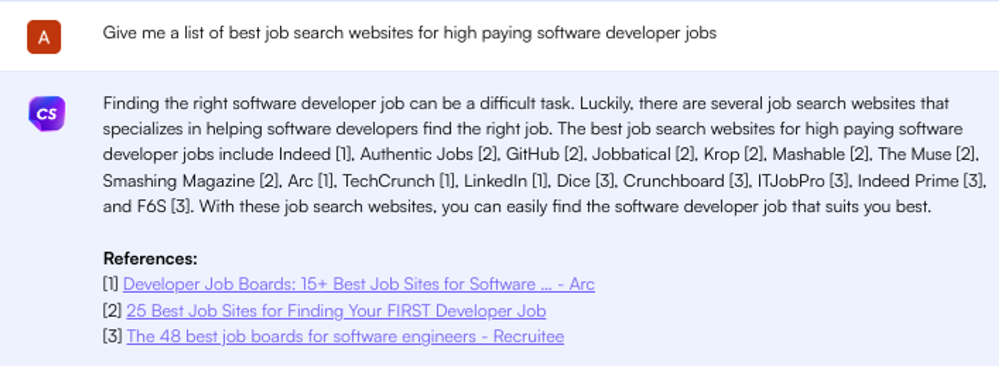 Prompt do ChatGPT para sites de busca de emprego - Job Search