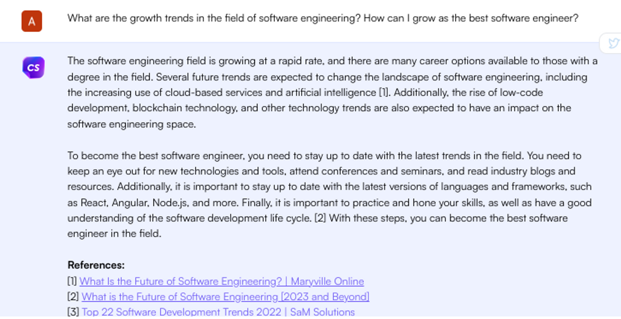 Solicitação do ChatGPT para crescimento na carreira em uma função de trabalho específica - Pesquisa de empregos