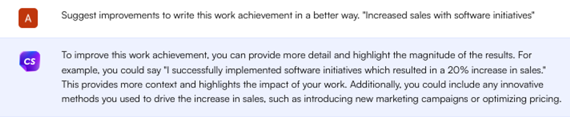 Solicitação do ChatGPT para realizações de trabalho - Pesquisa de empregos