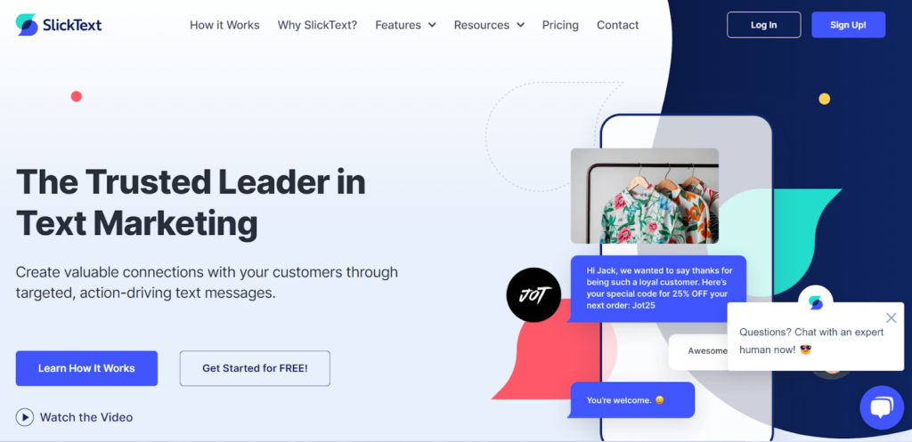 ซอฟต์แวร์ SMS ของ SlickText