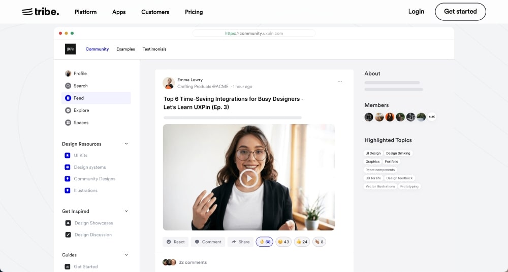 ส่วนต่อประสานผู้ใช้ของชนเผ่า