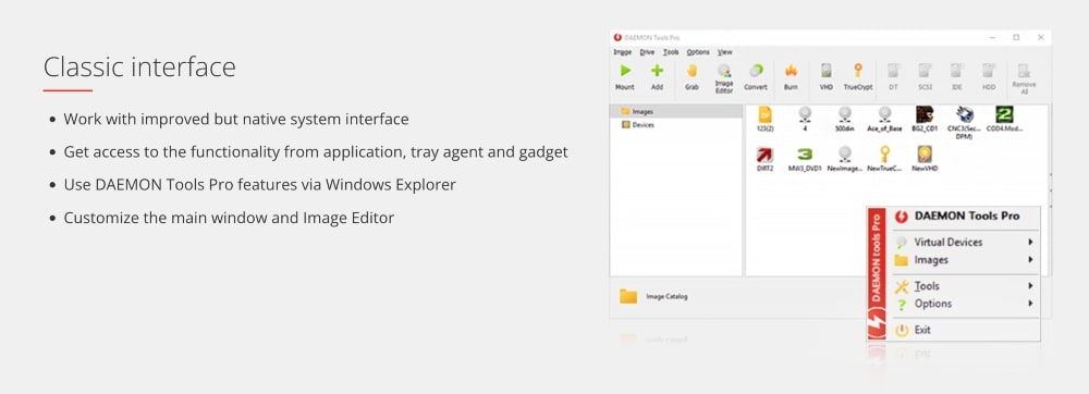 Caracteristicile DAEMON Tools Pro 8