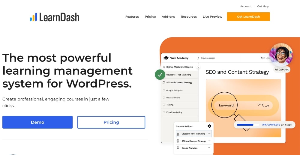 Веб-сайт LearnDash