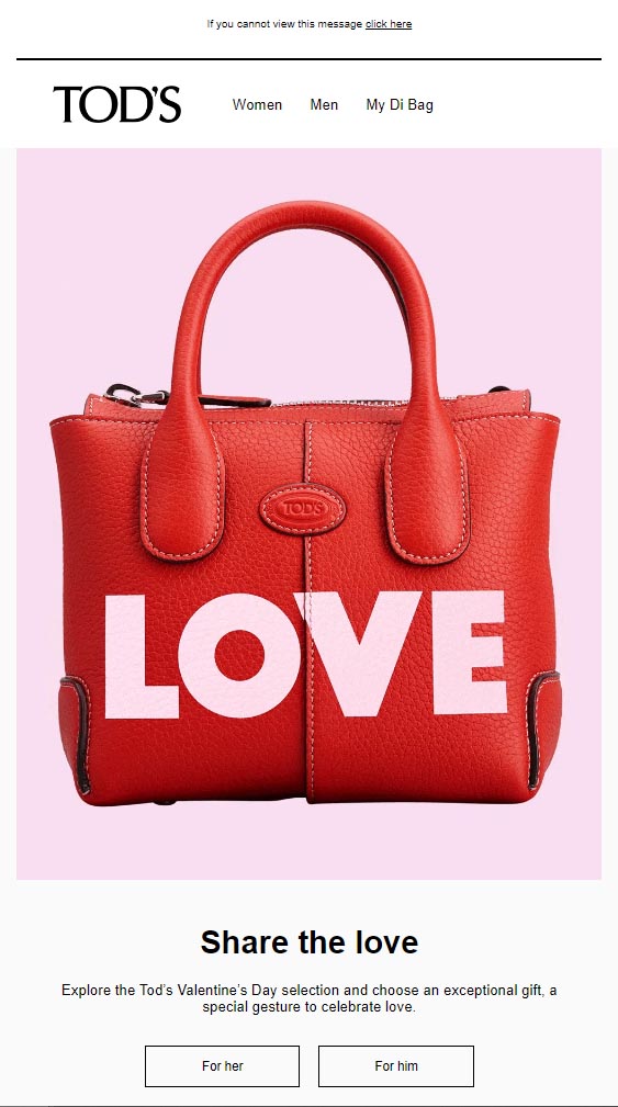 バレンタインデーのメールマーケティング