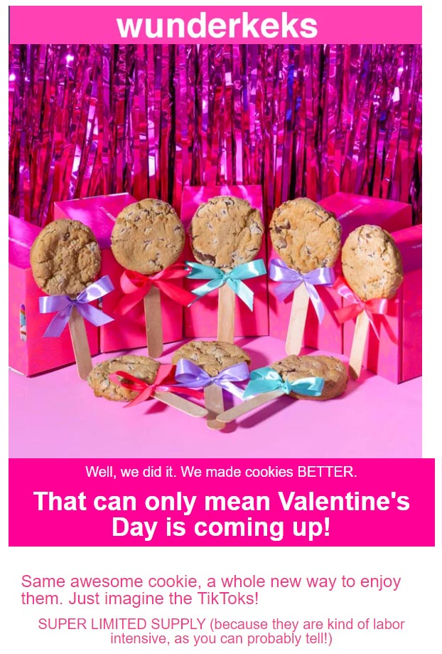 バレンタインデーのメールマーケティング