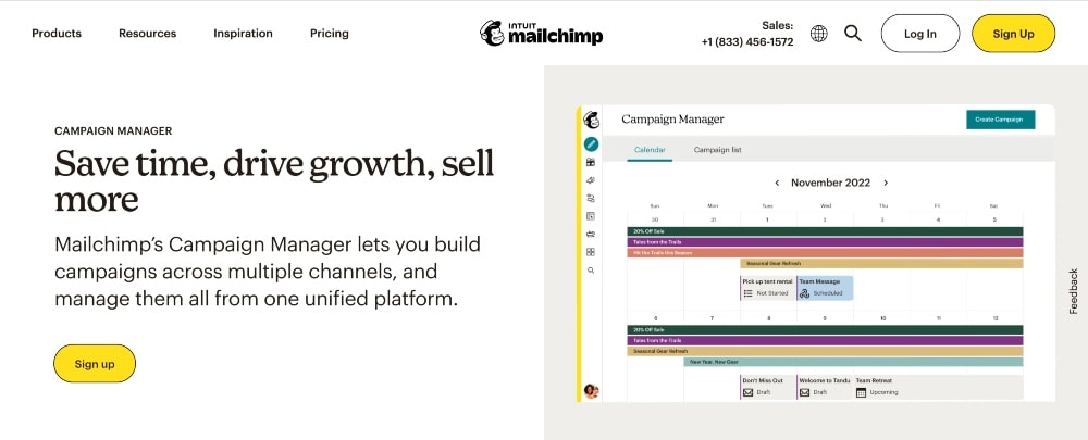 MailChimp の機能
