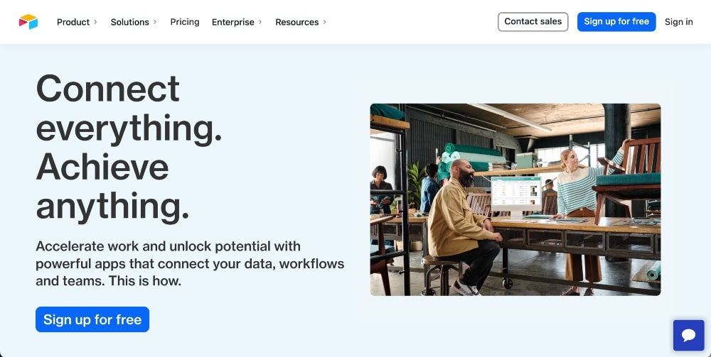 AirTable の Web サイト