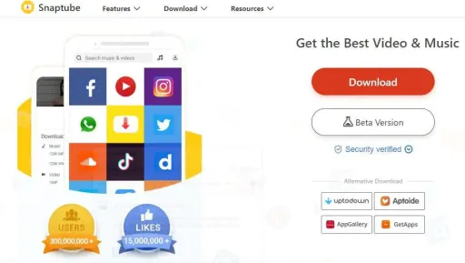Use o aplicativo Snaptube para converter youtube para mp3