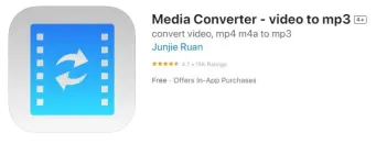 Use o aplicativo Media Converter no iPhone para converter youtube para mp3