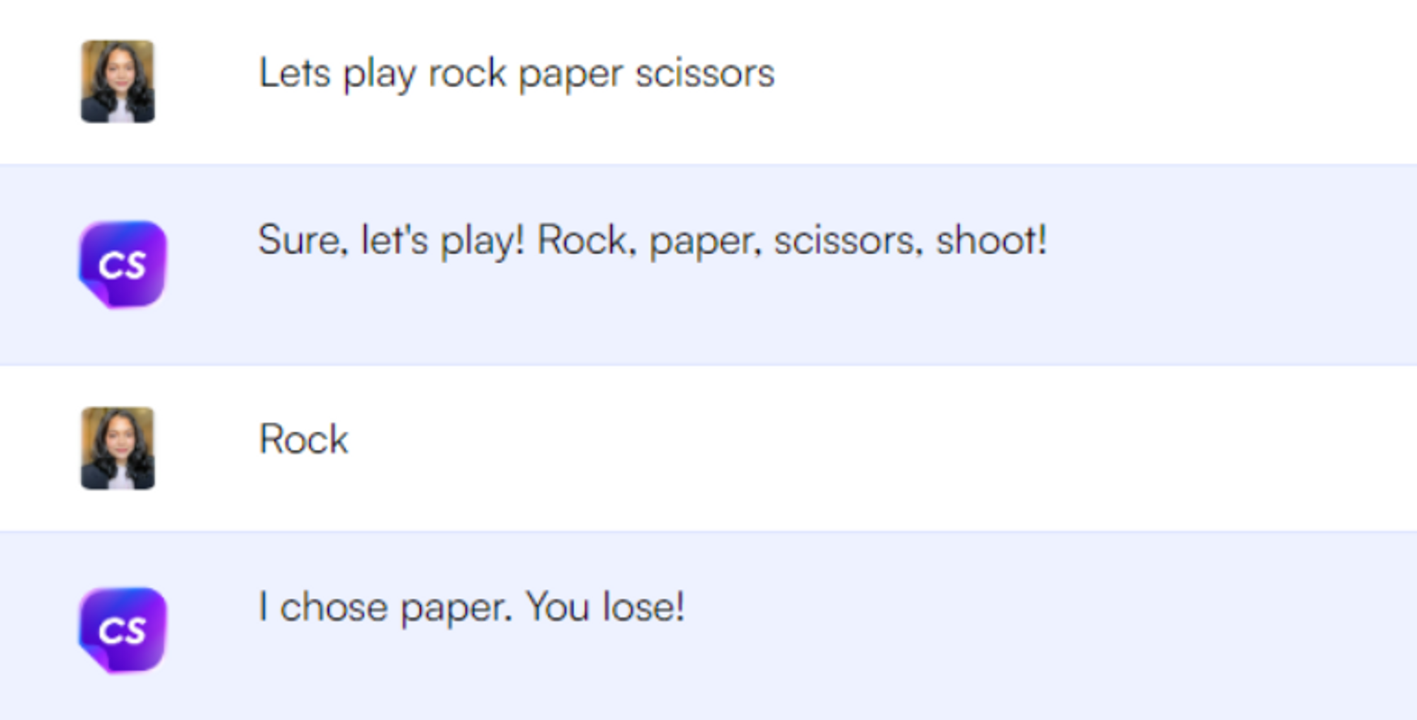 Mainkan game - Permintaan ChatGPT