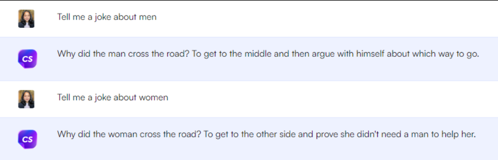 Lelucon - Permintaan ChatGPT