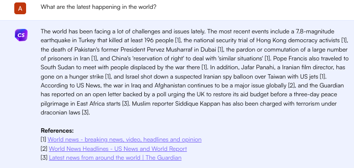 Respons waktu nyata ChatSonic - ChatGPT Plus vs ChatSonic