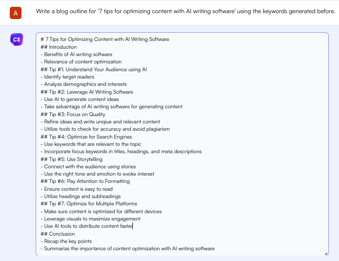 Resumo do blog ChatSonic - escreva um blog com ChatGPT