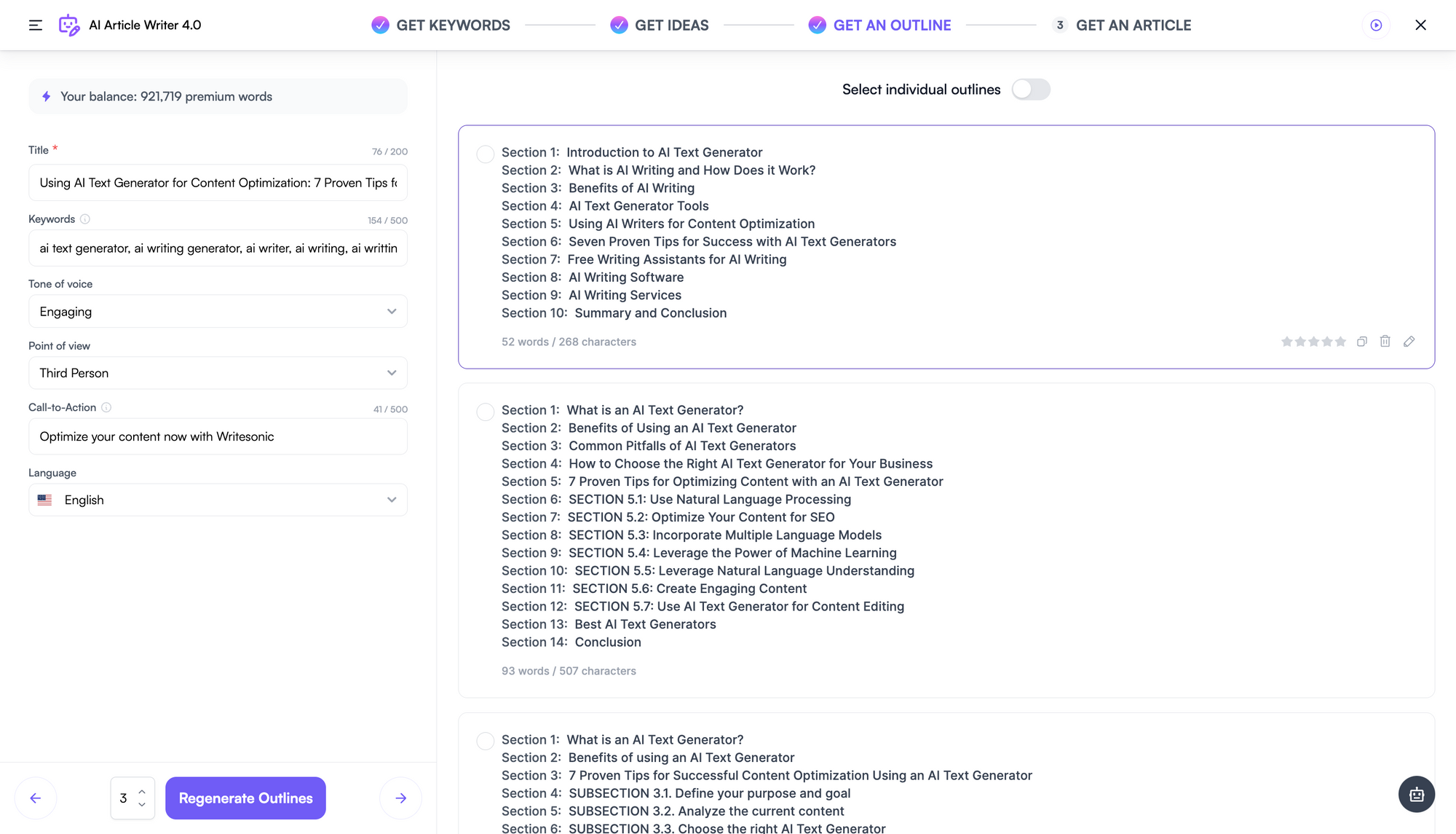 Writesonic Article Writer 4.0 - escreva um blog com ChatGPT