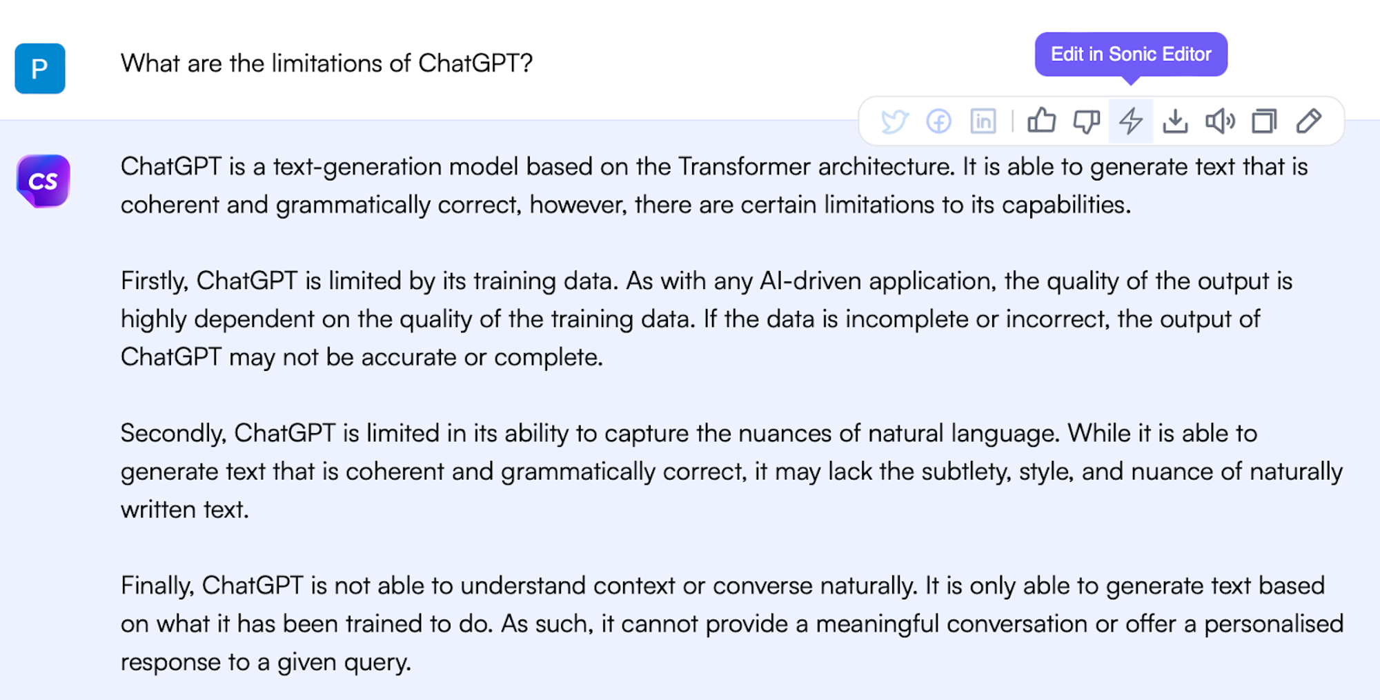 ChatSonic - Ce este ChatSonic