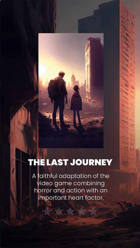 Вдохновленный The Last Of Us видео-шаблон Instagram Story с обзором серии