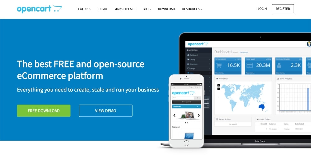 Site OpenCart