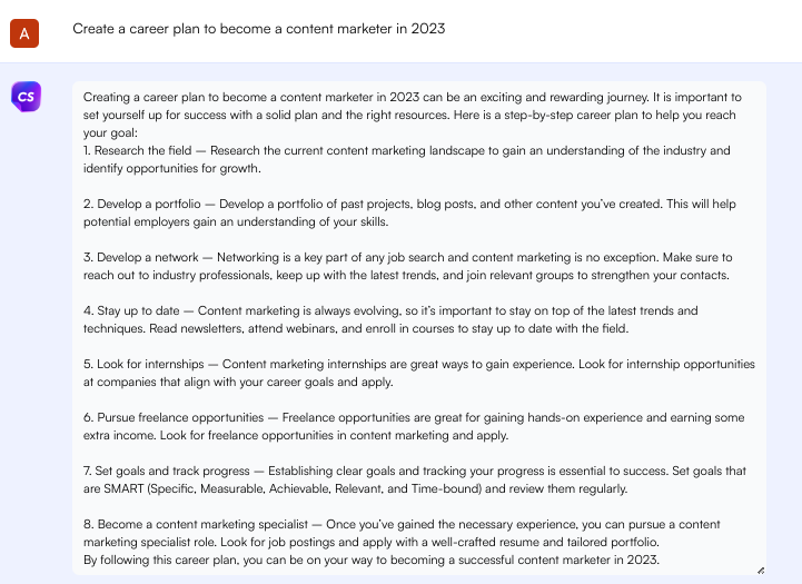 ChatGPT prompt with action words - 完美的ChatGPT提示