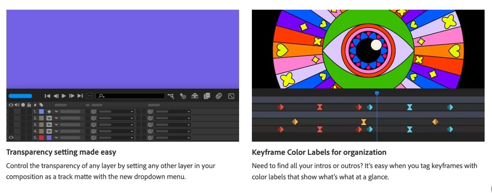 Caracteristici Adobe After Effects