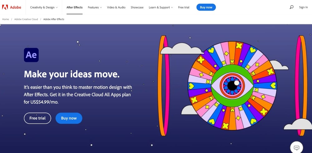 Site-ul Adobe After Effects