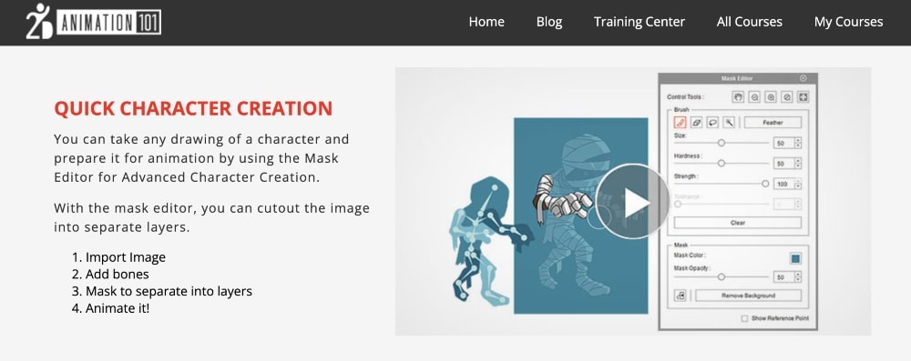 Caracteristici Cartoon Animator 4