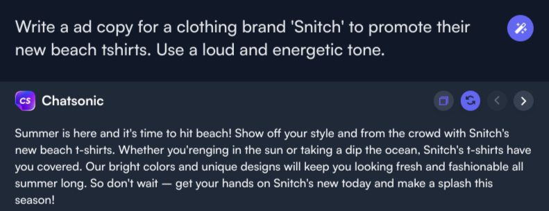 Cópia do anúncio - casos de uso da extensão do Chrome ChatSonic