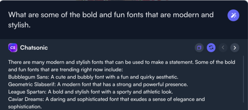 Escolhendo a fonte certa - Casos de uso da extensão ChatSonic chrome