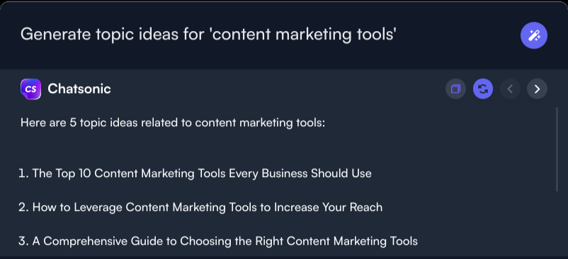 Encontre novas palavras-chave - Casos de uso da extensão Chrome ChatSonic