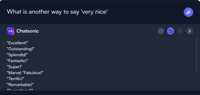 Aprendendo novas palavras - Casos de uso da extensão ChatSonic chrome