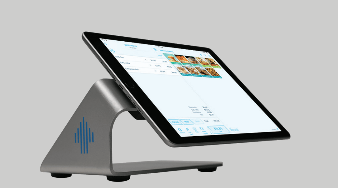pos bersenang-senang di iPad dengan dudukan